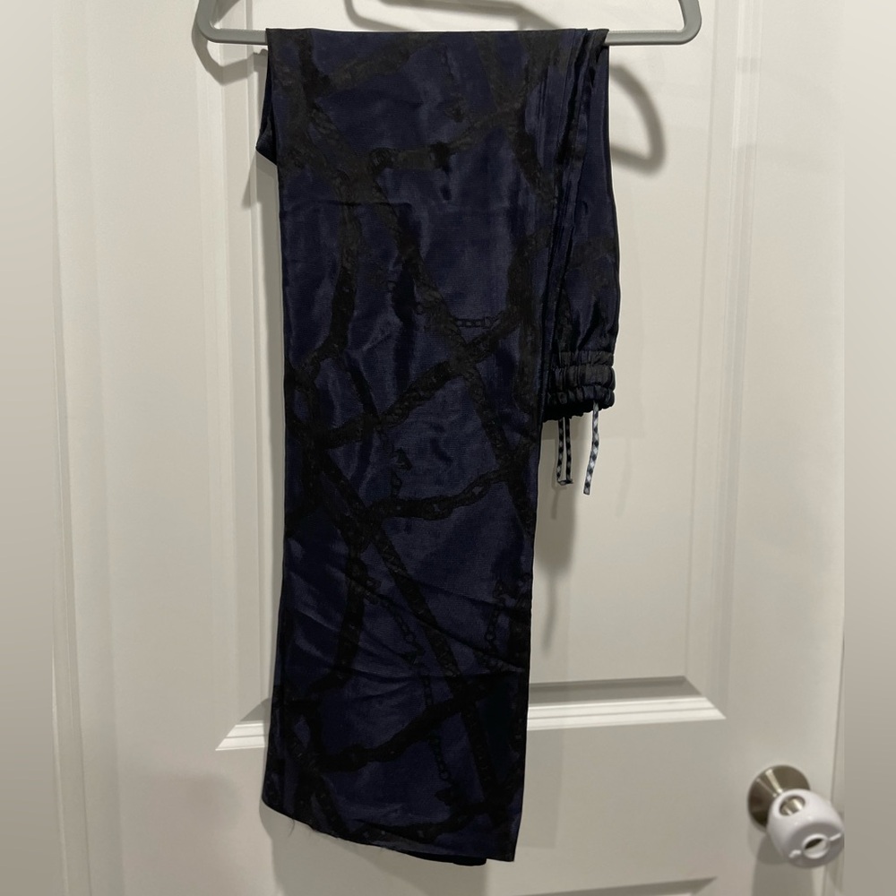 Zadig & Voltaire Pomy Jacquard Chains Trousers Navy Black Size 36 FR - Picture 9 of 11